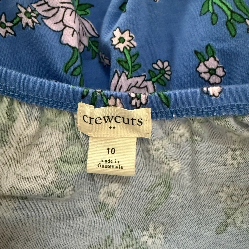 Crewcuts Blue Floral Kids Dress